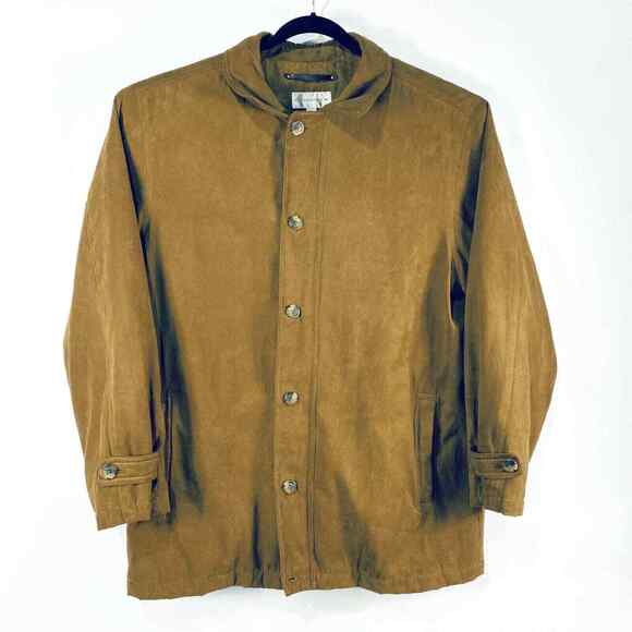 Cutter and Buck Microsuede Lightweight Coat Men's Extra Large Zip Up Microsuede - Picture 6 of 10
